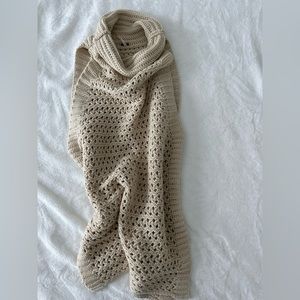 Free people sweater top or coverup, cute in shorts or pants.